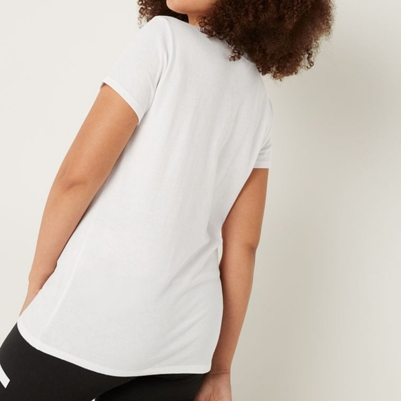 PINK Campus short sleeve tee size Large NWT - Picture 4 of 11